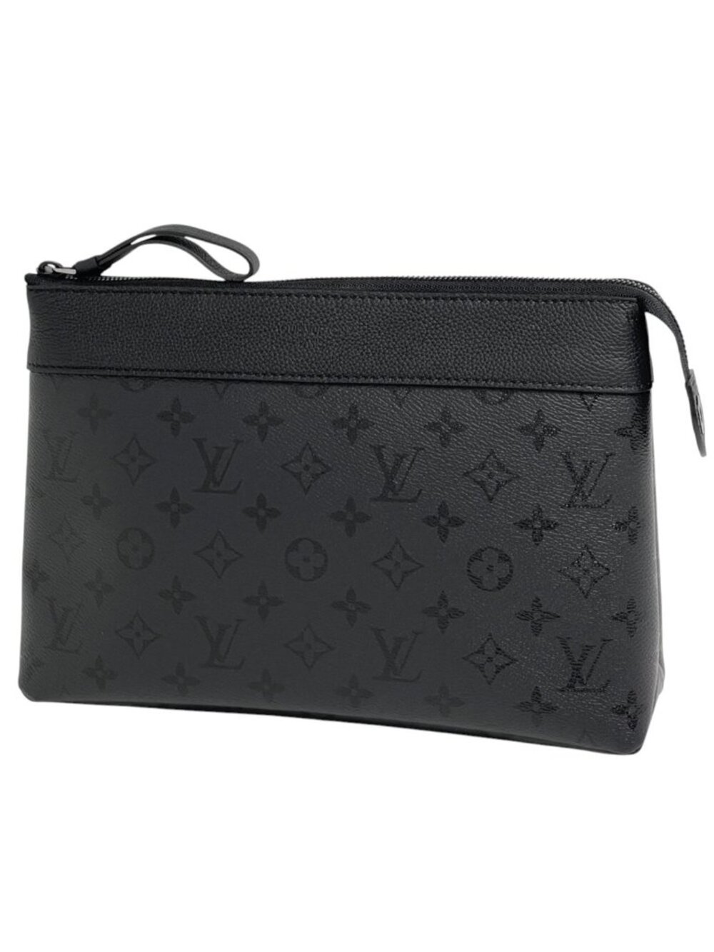 Louis Vuitton Pochette Voyage Souple Clutch Monogram Midnight Second Noir